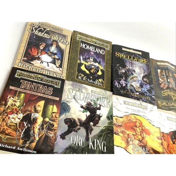 Books Forgotten Realms Bundle Of 9 Books/R.A.Salvatore/Richard Baker/Greenwood - Picture 3 of 4